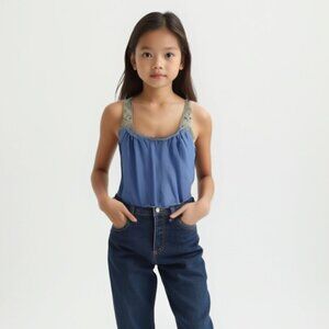 Ivivva Blue and Green girl Tank Top 4